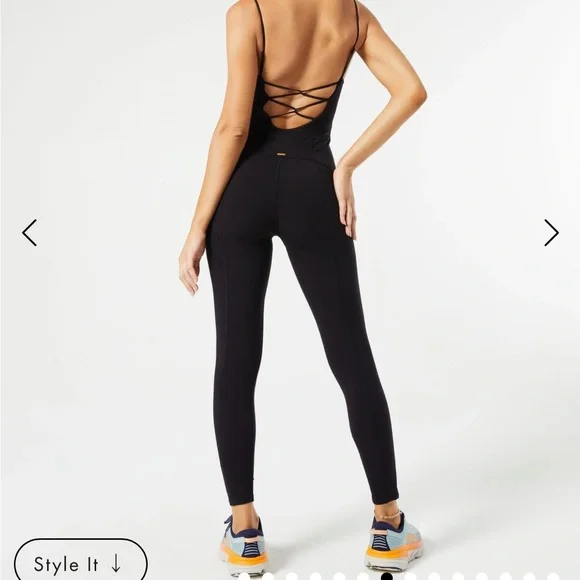 NEW L*space Black active Jumpsuit - Picture 3 of 7